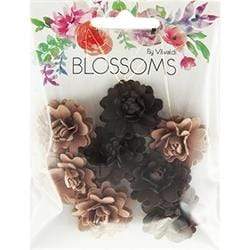 AussieSuperStore Art & Craft Essentials Brown Gregoria Flowers (in 6 colors) Gregoria Flowers | Artificial Craft Flower Party Decoration 9323823196493 BLOS17017
